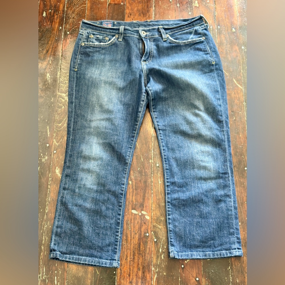 vintage lucky cropped jeans